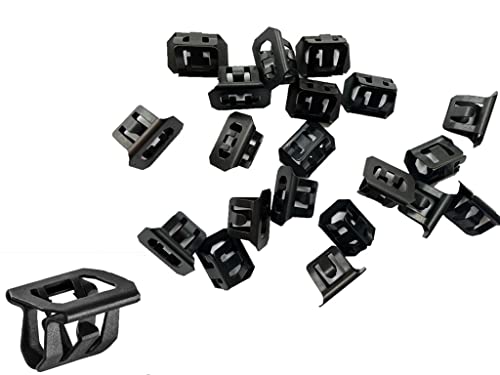 Clips de retención de rejilla de radiador 15078238 700-053, clips de retención de cubierta de parachoques, clips de rejilla frontal, aptos para GM, Silverado, Colorado, GMC, Hummer, Buick
