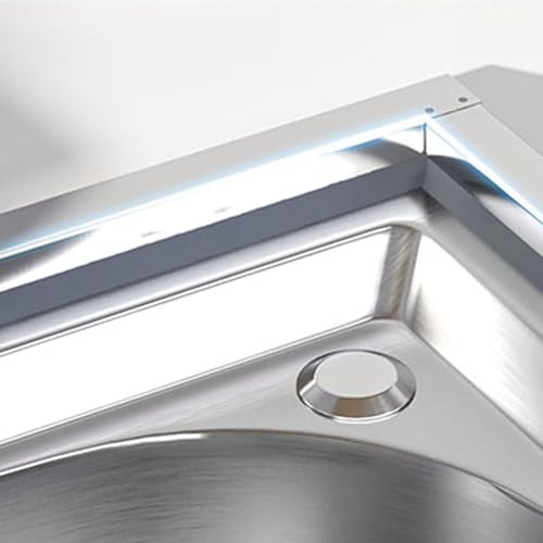 Évier simple en acier inoxydable avec robinet mitigeur pour restaurant