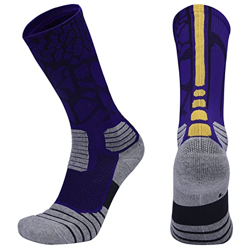 Long basketball socks boxing roller skating skateboarding sports socks (D,L)