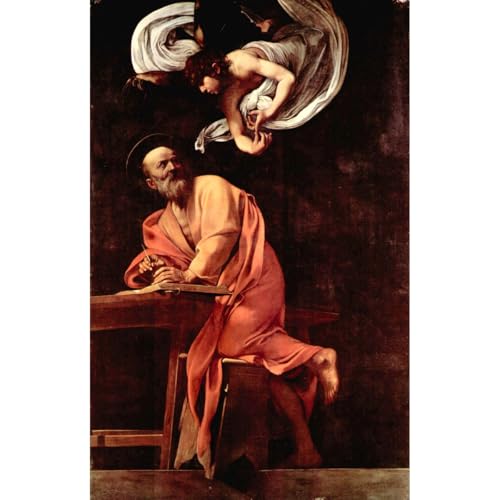 Affiche Saint Matthieu Caravage pour inspirer votre espace créatif