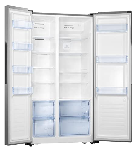 MILECTRIC-AMR-529A-Frigorifico-Combi-Americano-Inox-521-litros-No-Frost-Control-temperatura-en-la-puerta-Antibacteria-Puerta-antihuellas