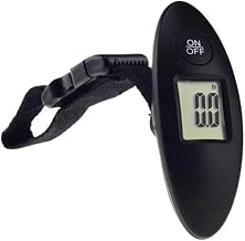 MSTICK Aero Lite Digital Portable Luggage Weighing Scale – 50 kg Capacity, Belt Strap, LCD Display, High Accuracy Electronic Weight Machine for Travel, Flights, Bags, Gas Cylinder and Home Use