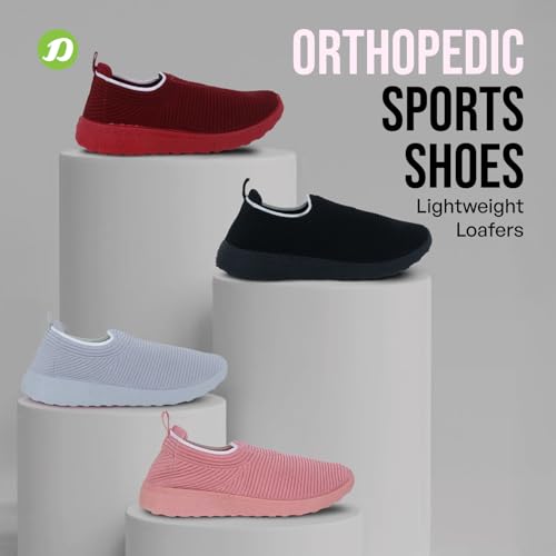 Image of DOCTOR EXTRA SOFT Lightweight Memory Foam Women's Shoes | Walking,Gym,Training,Running,Casual,Sports,Athletics| Stylish,Flexible,Comfortable| Slip-On,Loafers,Lace-Up,Sneaker for Ladies & Girls D-1004