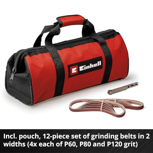Einhell Power X-Change Cordless Power File Sander - 18V Electric Finger Sander, 1,700m/min, 2 x Grinding Arms 9mm and 13mm - TE-BF 18 Li Includes 12 x Abrasive Belts (Supplied Without Battery) 6 Einhell Power X-Change Cordless Power File Sander - 18V Electric Finger Sander, 1,700m/min, 2 x Grinding Arms 9mm and 13mm - TE-BF 18 Li Includes 12 x Abrasive Belts (Supplied Without Battery) - Image 6
