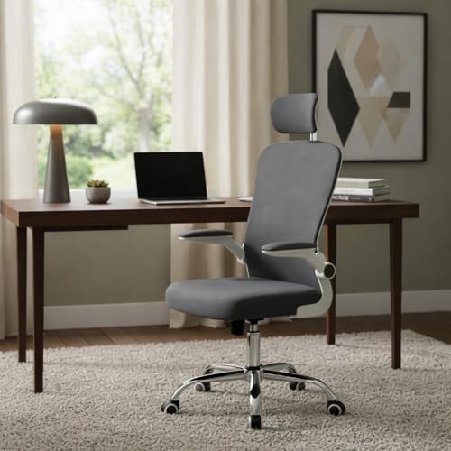 BlidShop Cadeira de escritório ergonômica Bari com apoio de cabeç...