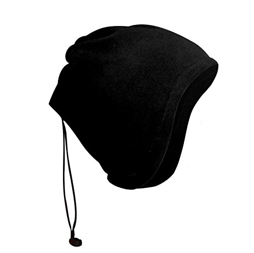 Peach Couture Balaclava de Punto Grueso con Agujero Único para Esquí y Motociclismo (Negro) miniatura 3