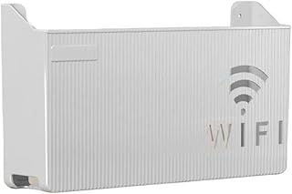 Ordena con este elegante soporte de pared para organizar dispositivos multimedia (gris)