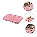 balacoo Training Dog Toilet Tray Small Flat Design for Easy Potty Training Material for Indoor Use Convenient Pet Accessory Macaron Pink
