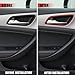 Car Interior Moulding Trim Strips Red Interior Car Accessories 16.4ft Cars Electroplating Decoration Styling Door Dashboard Pinstriping Filler Insert Strips Flexible Interiors Trim Accessories
