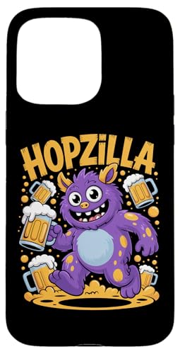 Hopzilla Cerveza Monster Hoppy IPA Cervecería Fiesta Carcasa para iPhone 15 Pro MAX