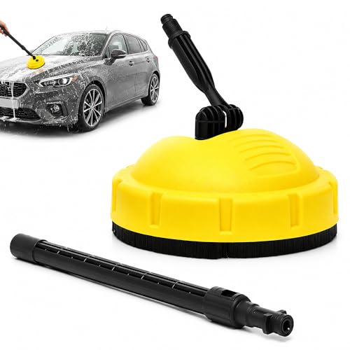 Limpiador de superficies de alta presión para Karcher K2-K7, cepillo de lavado a presión, accesorio de limpiador de patio, cepillo limpiador de patio para lavadora a presión, accesorio de lavado a