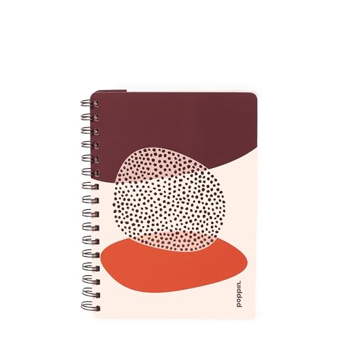 Carnet à spirales Poppin 15,2 x 21 cm rose pâle collection Elements - 3