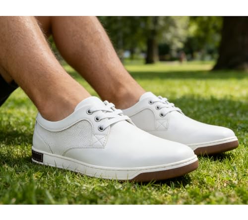 Image of Jousen Men's Fashion Sneakers Classic Retro Casual Shoes for Men Breathable Business Dress Sneaker