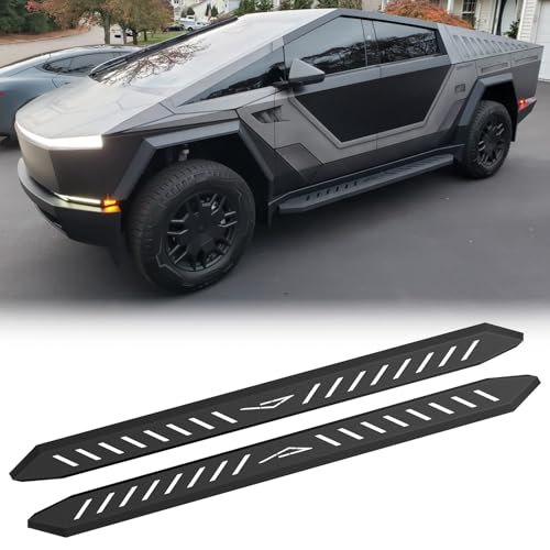 TESCYBERMODS Running Boards Side Steps 2 PCS for Tesla Cybertruck,Exterior Brackets Nerf Bars for Tesla Cybertruck Accessories