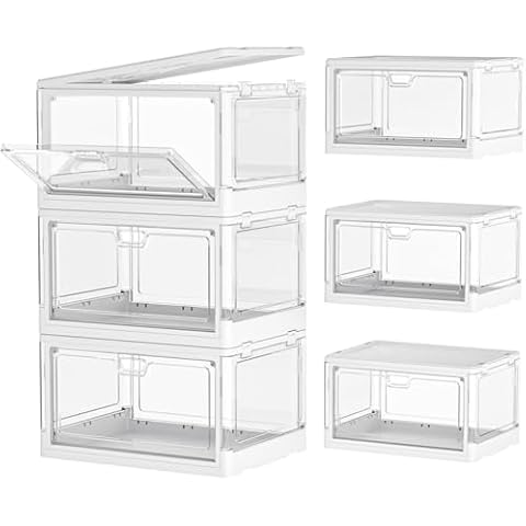 PurKeep 3-Tier Stackable Storage Boxes Cover