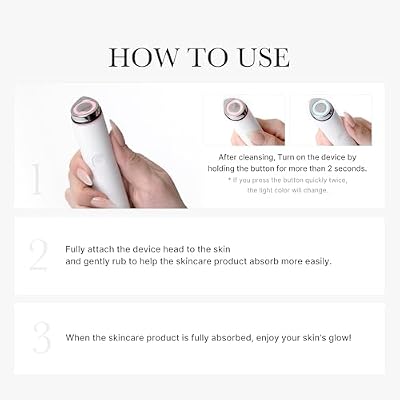 medicube Mini Booster Pro White | Affordable At-Home Facial Device for Beginners - Portable Glow Booster for Glass Skin, Boosting Skin Care Absorption, Skincare for Teens, Korean Skin Care
