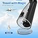 Water Flosser for Teeth, Cordless Oral Irrigator Portable Dental Cleaner Picks with 8 DIY Modes 7 Jets 300ml Tank Braces Flossers Rechargeable (Black)