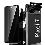 LYWHL [2+2 Pack] for Google Pixel 7 Privacy Screen Protector with Camera Lens Protector, Tempered Glass Anti-Spy Anti-Scratch 9H Hardness Film for Pixel 7 6.3” [Don’t Support Fingerprint Unlock]