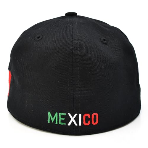 Gorra Fitted Mexican Aguila M Flat Bill Algodón miniatura 4