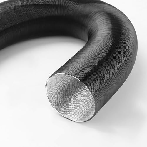 Flexible Heater Duct Pipe 1m Aluminum Foil Air Duct 25mm To 90mm for Car Diesel Heater (90mm)