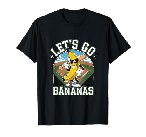 Plátano divertido Let's Go Bananas Camiseta