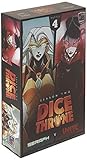 Seraph y Vampiro Lord se enfrentan en una batalla épica de juego de cartas hábiles y emocionantes dados rodando bondad.