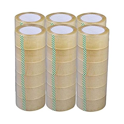 PARTYSAVING 36 Rolls 1.88" X 60 Yards (2.7mil) Clear Packing Shipping Storage Box Sealing Packaging Tape APL1256, 36 Rolls Cover