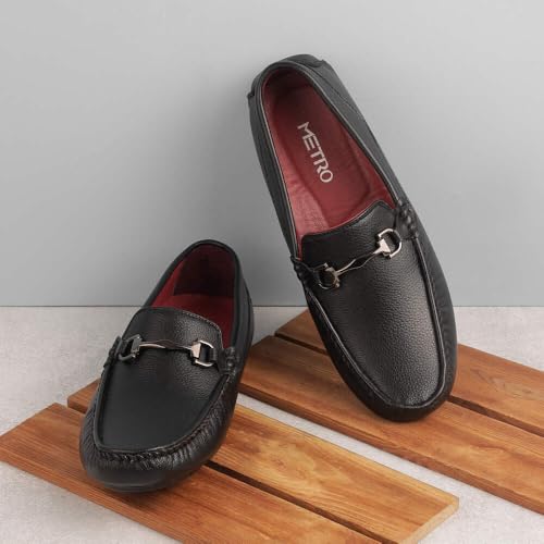 Image of Metro Men Faux Leather Driving Style Loafer Shoes