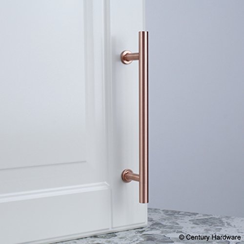 4 Pack Century T Bar Pull Dresser Satin Rose Gold, Cabinet Hardware Drawer  Handle Kitchen Cupboard, 5 1/16 inches (128mm) Hole to Hole Spacing, Modern  Geo 10478-SRG
