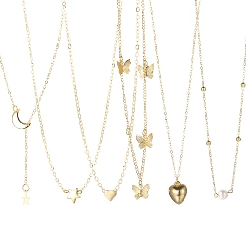 Shining Diva Fashion 6 Pcs Combo Latest Stylish Western Necklace Set for Women Pendant Necklace Gifts for Girls (15831np) Shining Diva Fashion 6 Pcs Combo Latest Stylish Western Necklace Set for Women Pendant Necklace Gifts for Girls (15831np)