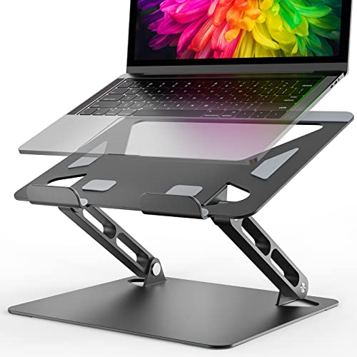 Laptop-Stand-for-Desk-Ergonomic-Laptop-Stand-for-Desk-Adjustable-Height-Aluminium-Alloy-Stand-Compatible-for-More-Laptops-10-156-inches-Black