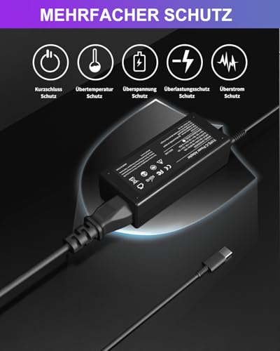 65 W Laptop Oplaadkabel USB C voor Lenovo ThinkPad (T14/X1 Carbon), HP Spectr/EliteBook, Dell Latitude, Acer, Asus, Huawei, Samsung, Surface, MacBook, LG, Chromebook 45W Type C Charger - Afbeelding 5