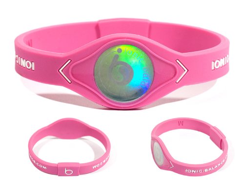 OFFICIAL - Ionic Balance Band - Latest Generation MK2 Technology (X-Small - 16cm / 6.3in, Pink/White) — image 1