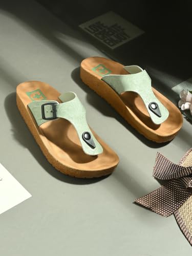 Image of DOCTOR HEALTH SUPER SOFT Women's Orthopedic Toe Ring Sandals | Adjustable Buckle Comfort Slippers | Soft Cushioned Footbed | Lightweight Anti-Skid Casual Flip Flops for Everyday Wear