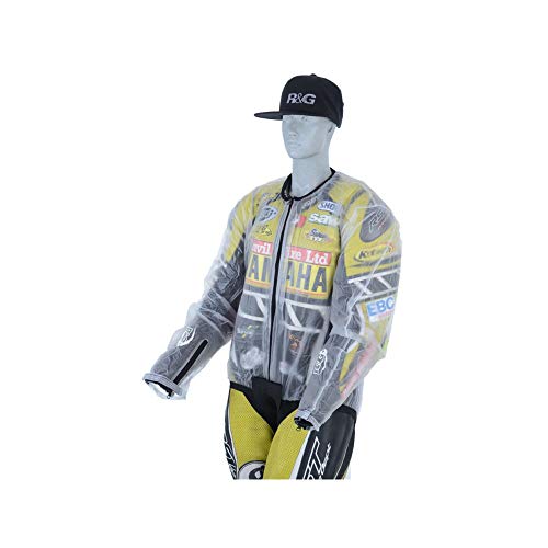 Veste de pluie imperméable R&G transparente taille L pour motards