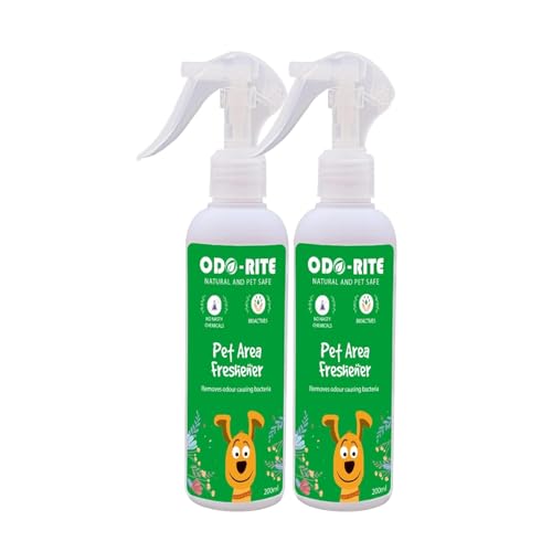 Image of ODO-RITE Pet Area Freshener (Pack of 2-400 ml) |Pet Odour Remover|Pet Safe & Child Safe|Biotechnological Based|Skin Safe|Urine Smell Remover|Can Be Used On All Surfaces