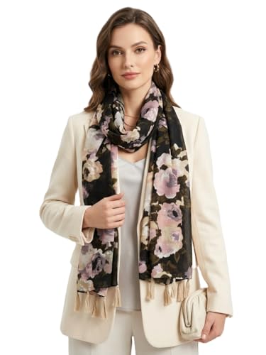 Image of Women Lightweight Scarf | 180 x 55 cm | Soft, Comfortable & Breathable | All Season Scarf