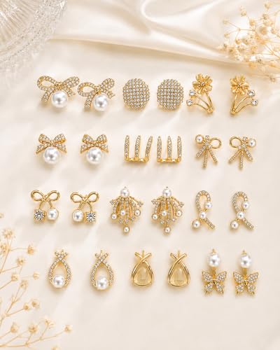 Image of Shining Diva Fashion 12 Pairs Set Earrings for Women Girls with Stylish Organizer Box | Valentine Birthday Rakshabandhan Gifts for Girls Girlfriend Wife Sister