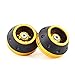 KIMISS CNC Aluminum Front Fork Wheel Frame Sliders Motorbike Falling Scooter Moped(yellow) frame sliders