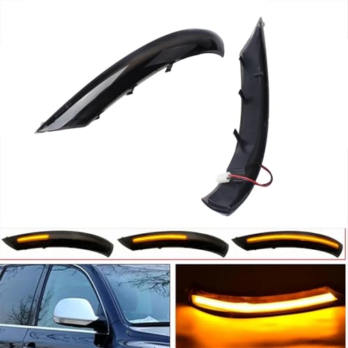Intermitente dinámico VW Touareg 2007-2010 intermitentes secuenciales espejo 3