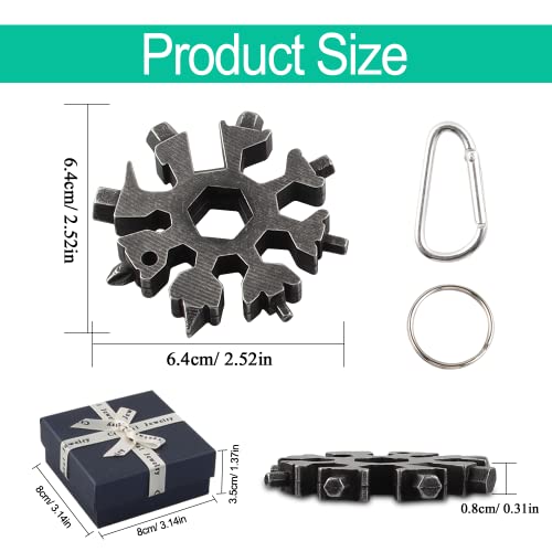 Schneeflocken Werkzeug Esportic 18-in-1 Edelstahl Multi-Tool