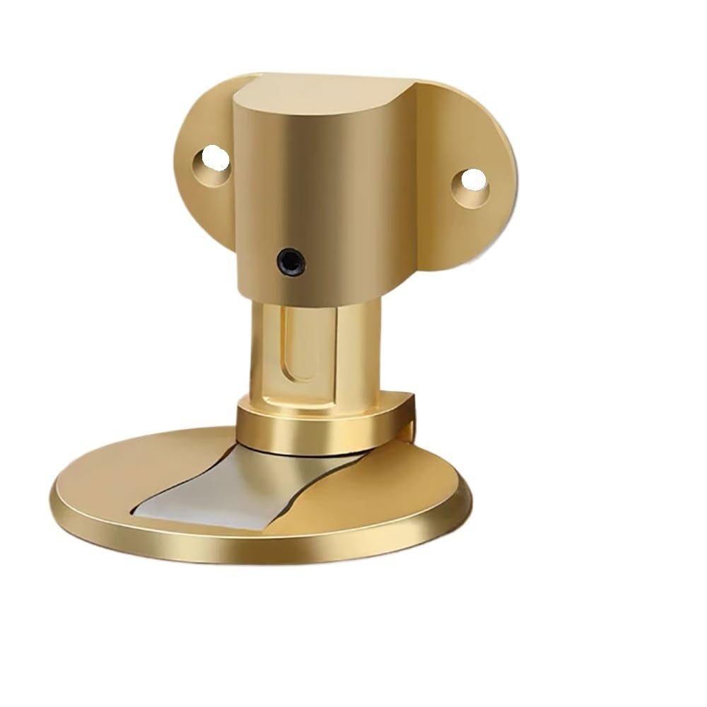 Lkfjnhepf Mzq-J6 Door Stop Adjustable Stainless Steel Door Stop Punch-Free Magnetic Anti-Collision(Mzq-J6)