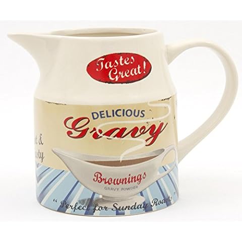 Martin Wiscombe Stoneware Useful Gravy Jug, Assorted Cover