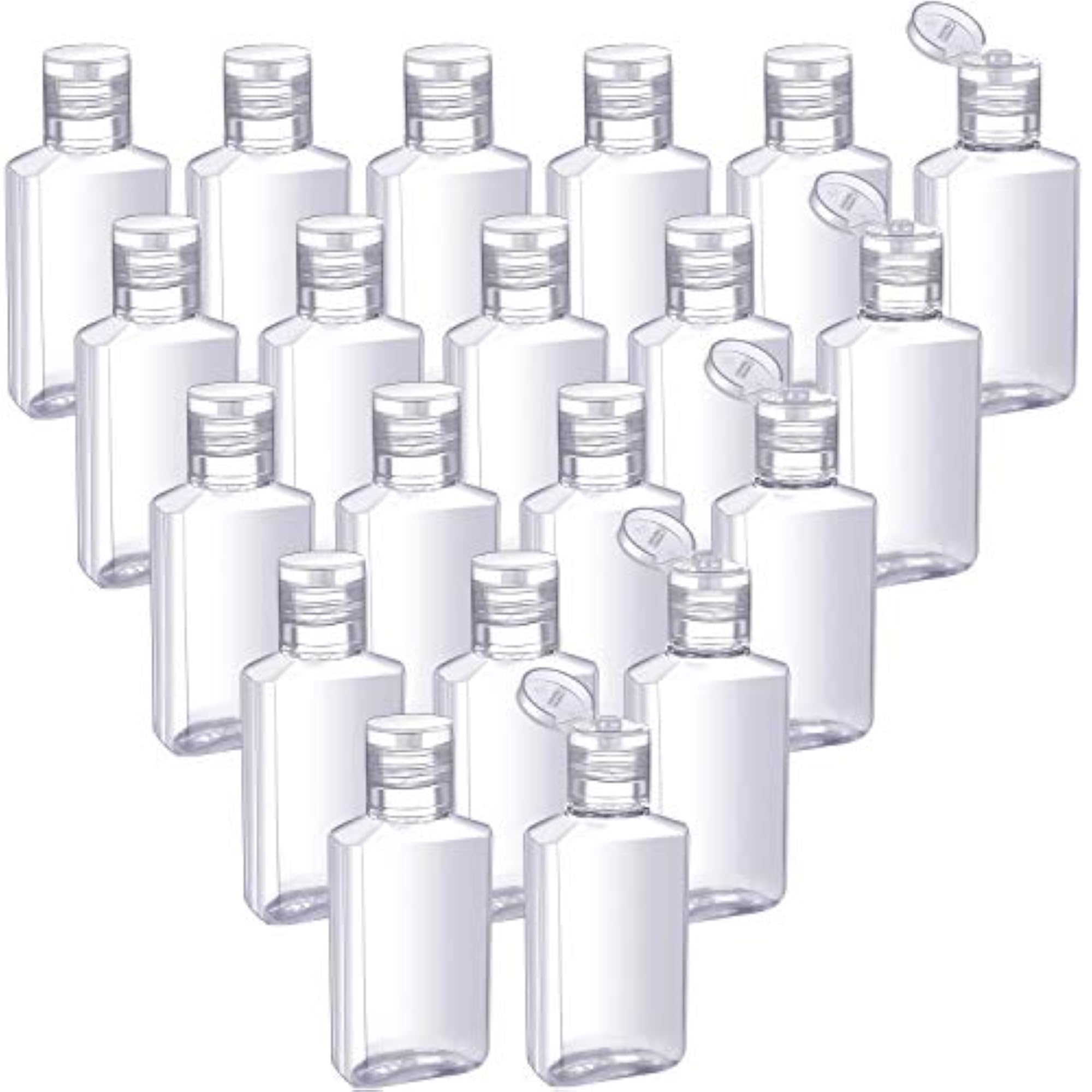 50 Pieces Clear Empty Travel Bottles 30 ml