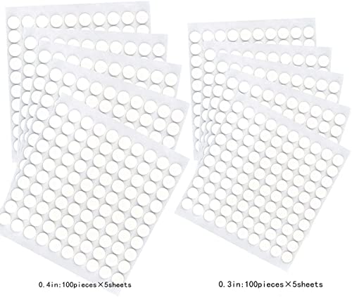 Acfelle WD-007 10 Sheet Foam Round Dots Double-Sided Adhesive 3D Craft Foam Tape thumb #2