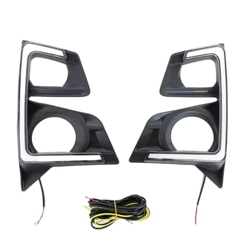 Luz de circulación diurna para Isuzu D-Max 2020-2022 con señal de giro amarillo LED DRL