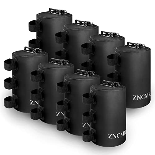Canopy Water Weight Bag,176 LBS Water Tent Weights Set of 8 Leg Weights for Pop Up Canopy, Tent, Gazebo, Black