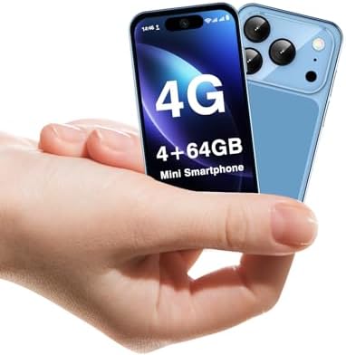 Mini Smartphone, 4G sbloccato, display da 3,88 pollici