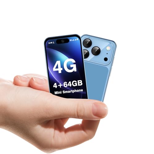 ZOKOE Mini Smartphone, 4G sbloccato, display da 3,88 pollici, Android
