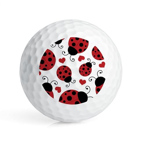 CafePress Ladybug Pattern Novelty Golf Balls (Pk of 6)
